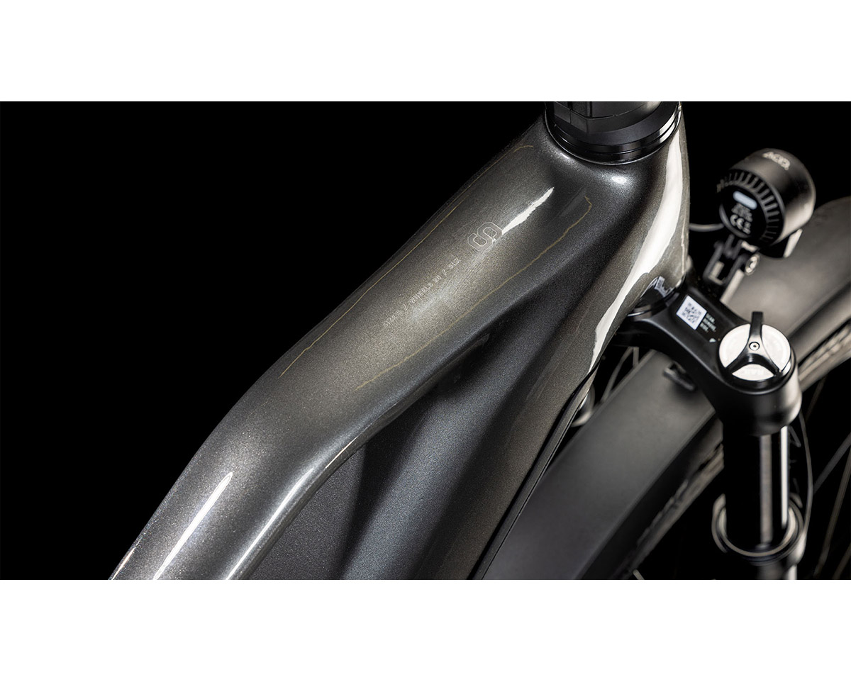 Vélo électrique trekking Femme KATHMANDU HYBRID SLX 800 Graphite