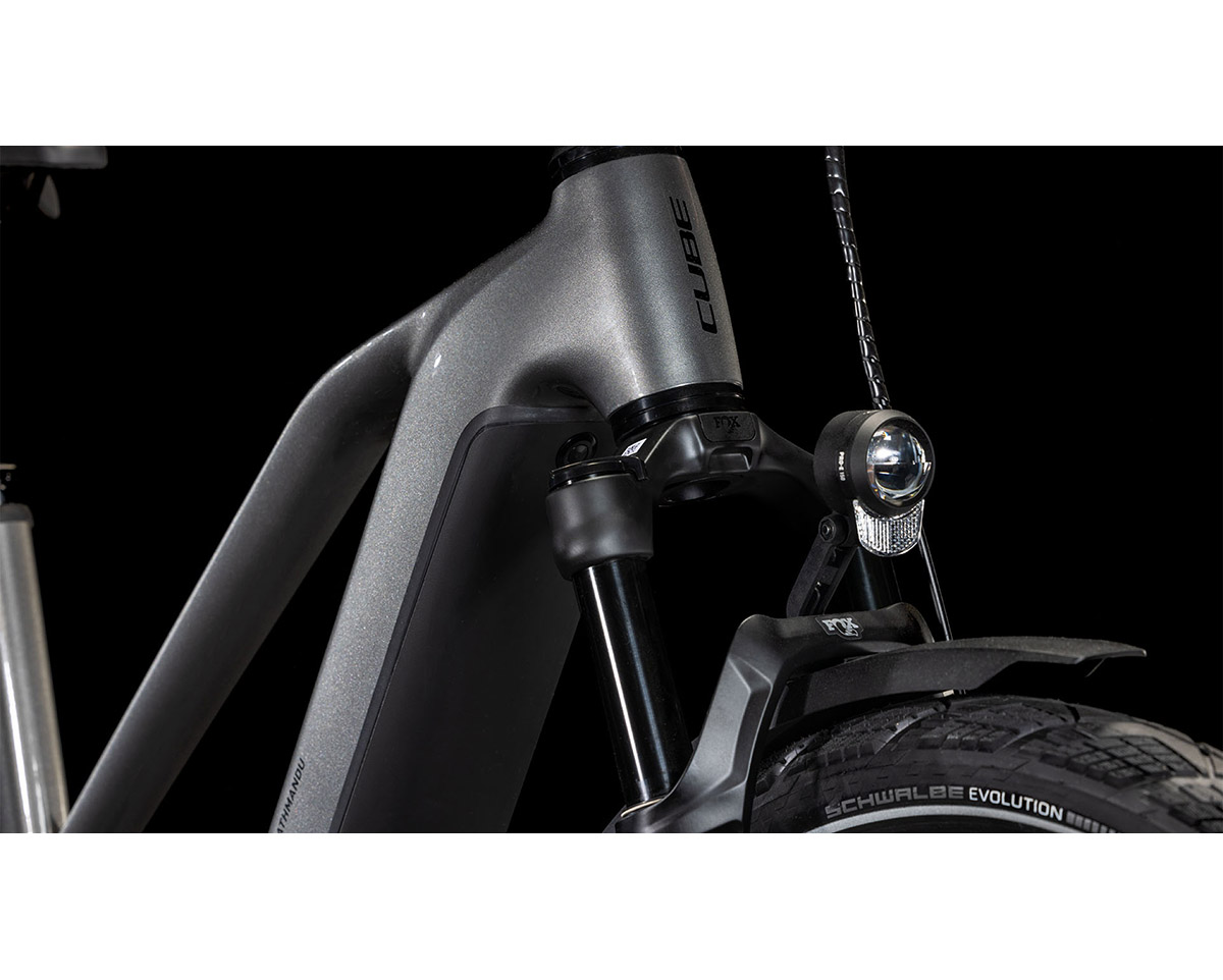 Vélo électrique trekking Femme KATHMANDU HYBRID SLX 800 Graphite