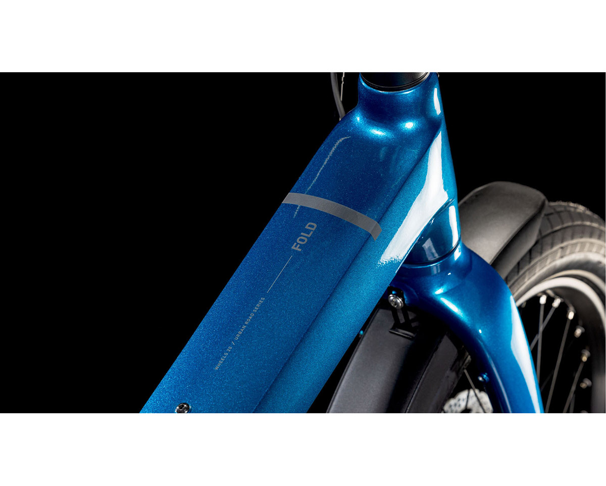 Vélo électrique pliant Unisexe FOLD HYBRID COMFORT 500 Bleu