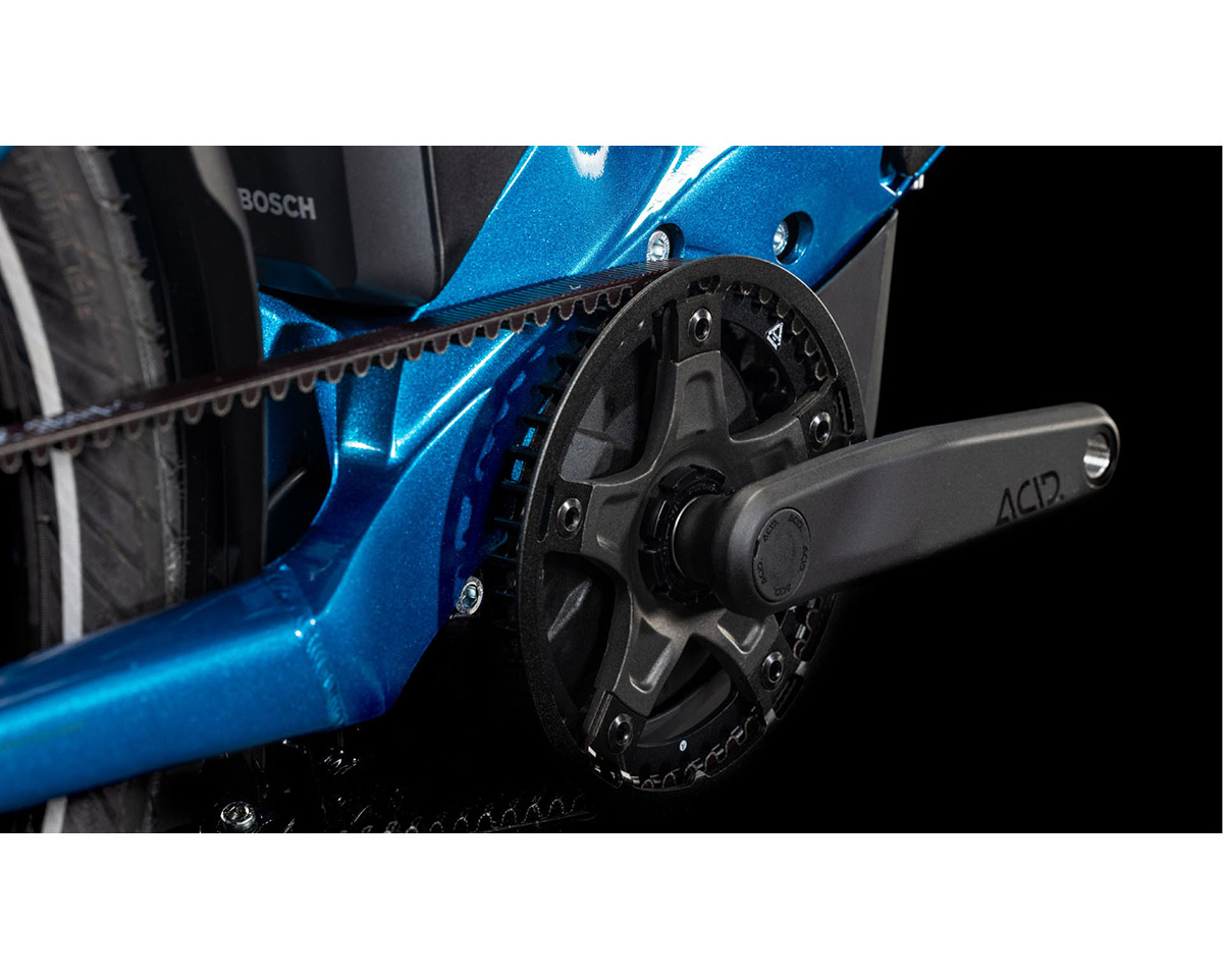 Vélo électrique pliant Unisexe FOLD HYBRID COMFORT 500 Bleu